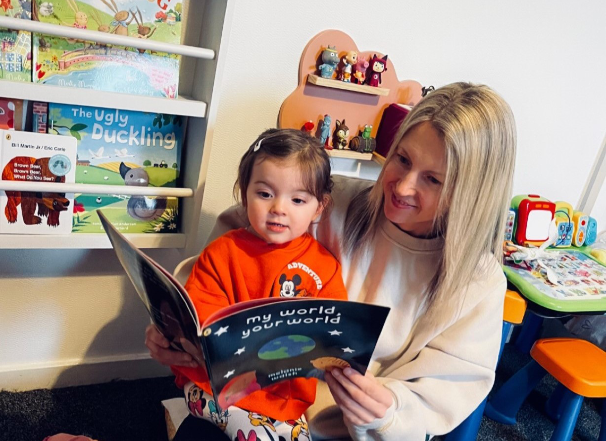 Families Have Been Supported By Our Partnership With Dolly Parton's Imagination Library Two Year Old Callie And Her Mother Leigh Stewart